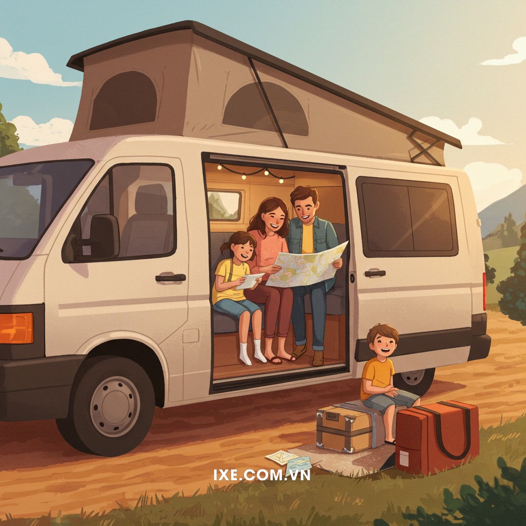 Bí quyết để mọi chuyến đi với xe camping thuê đều vui vẻ