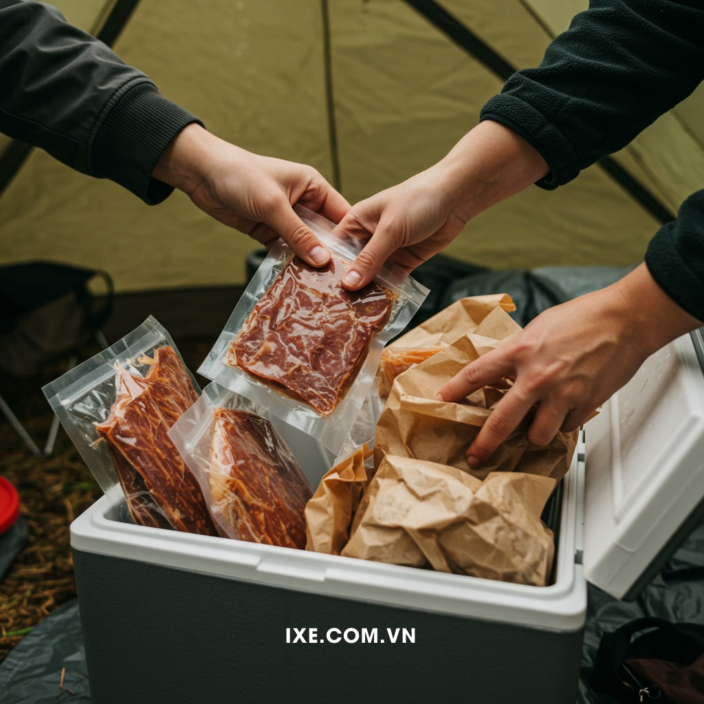 Bí quyết lựa chọn và bảo quản đặc sản khi đi camping