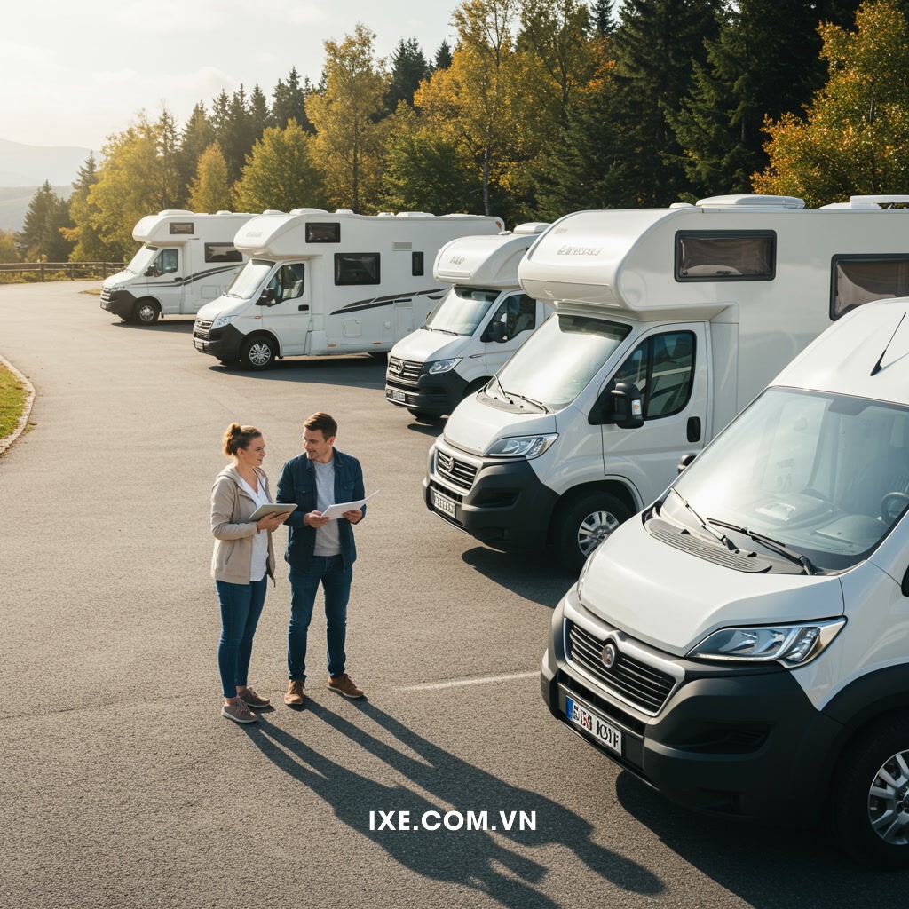 Bí quyết quan trọng khi thuê xe camping phù hợp