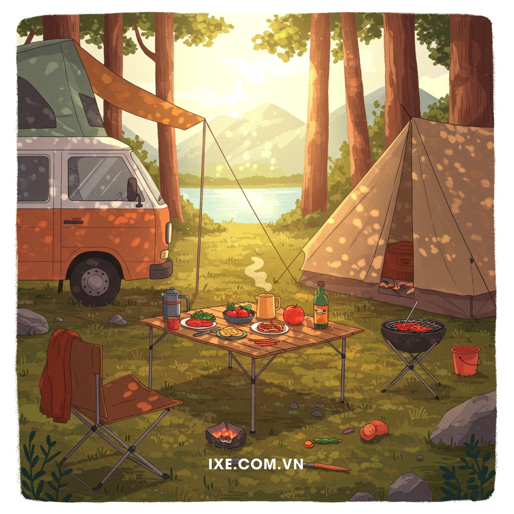 Bí quyết tận hưởng ẩm thực địa phương trên hành trình camping