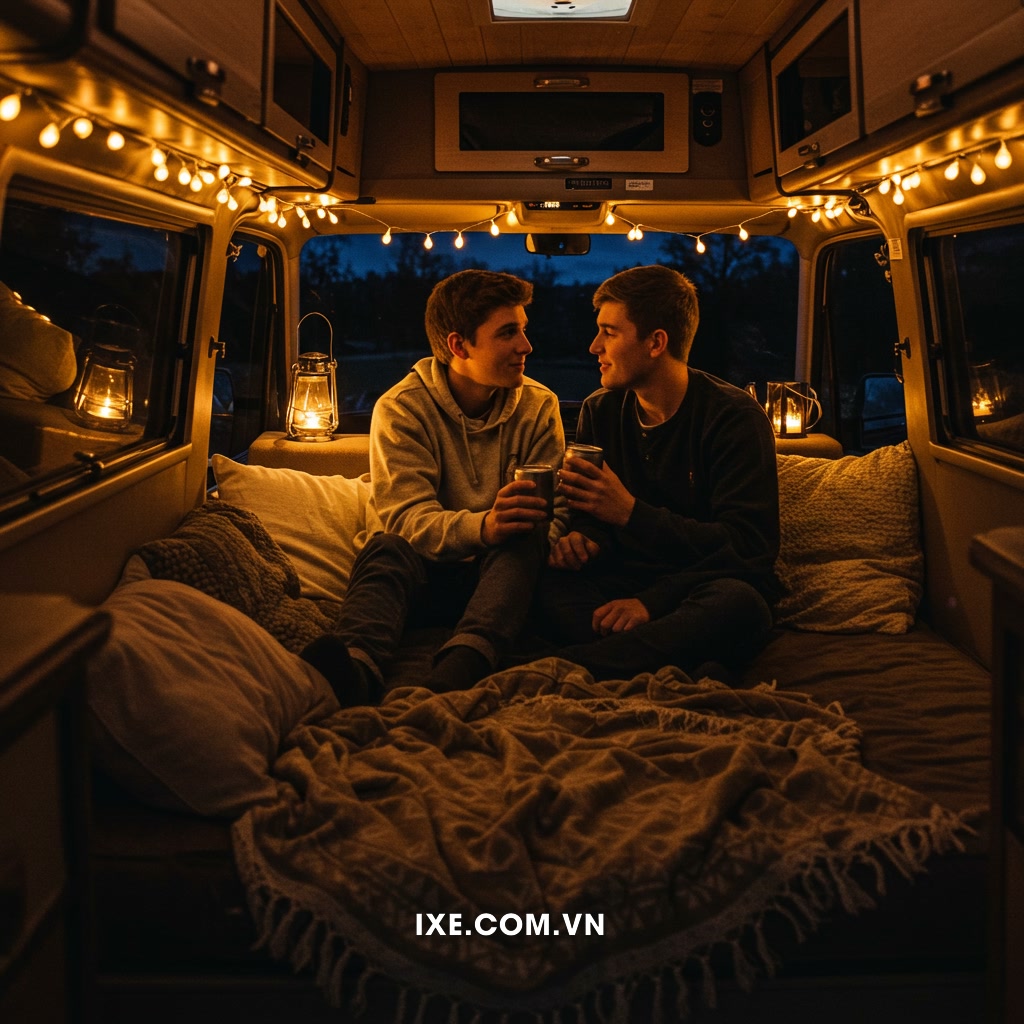 Biến không gian camping thành tổ ấm lãng mạn