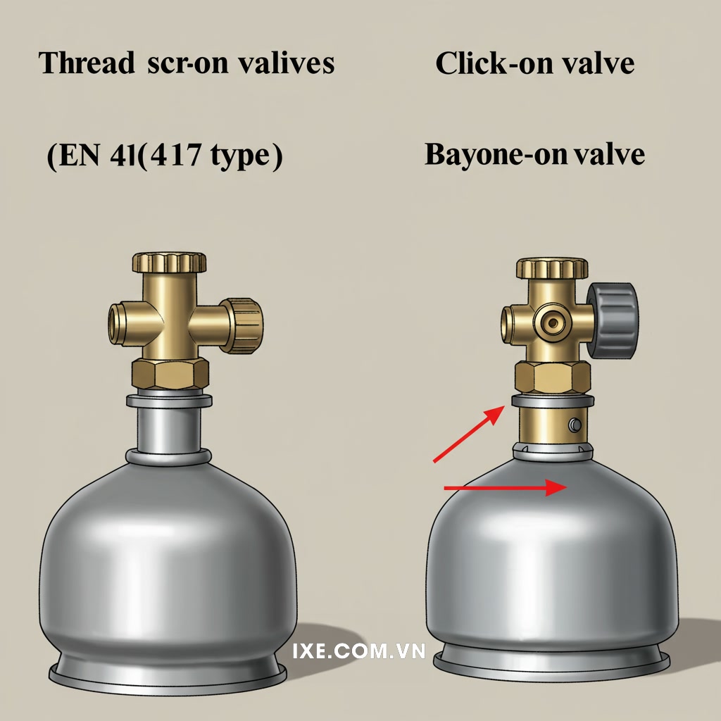 Các loại bình gas mini phổ biến trên thị trường hiện nay