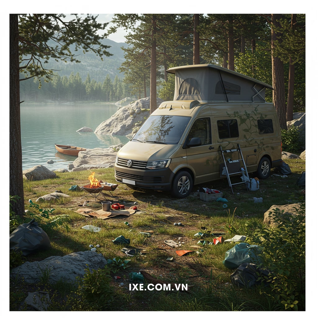 Các tác động môi trường chính của hoạt động thuê xe camping