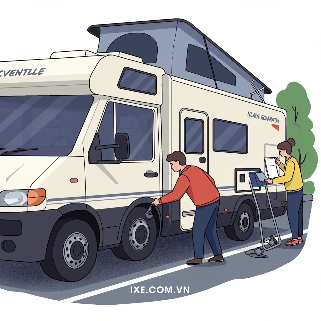 Các yếu tố cần kiểm tra kỹ trước khi nhận xe camping