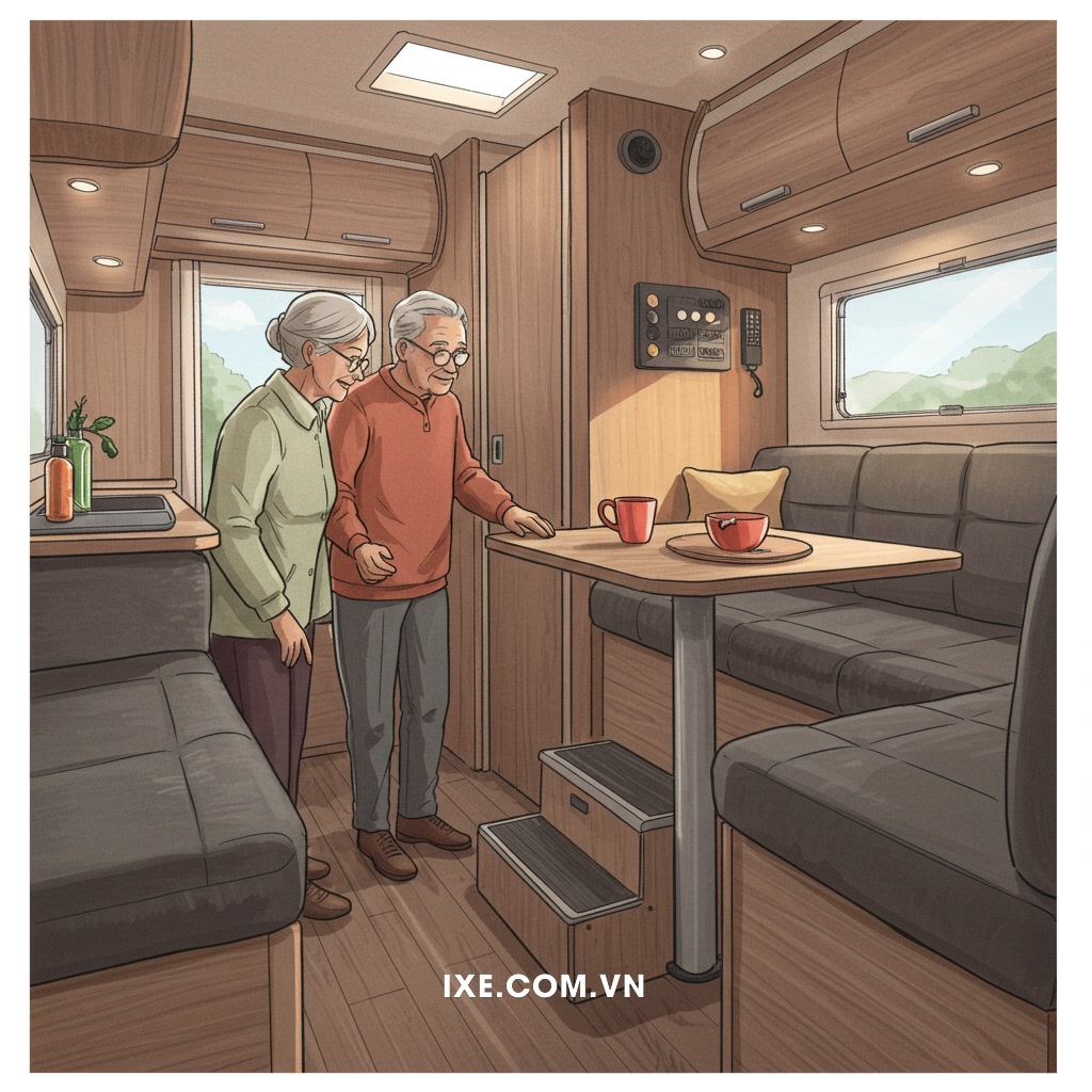 Cách lựa chọn và thuê xe camping phù hợp với nhu cầu của người cao tuổi