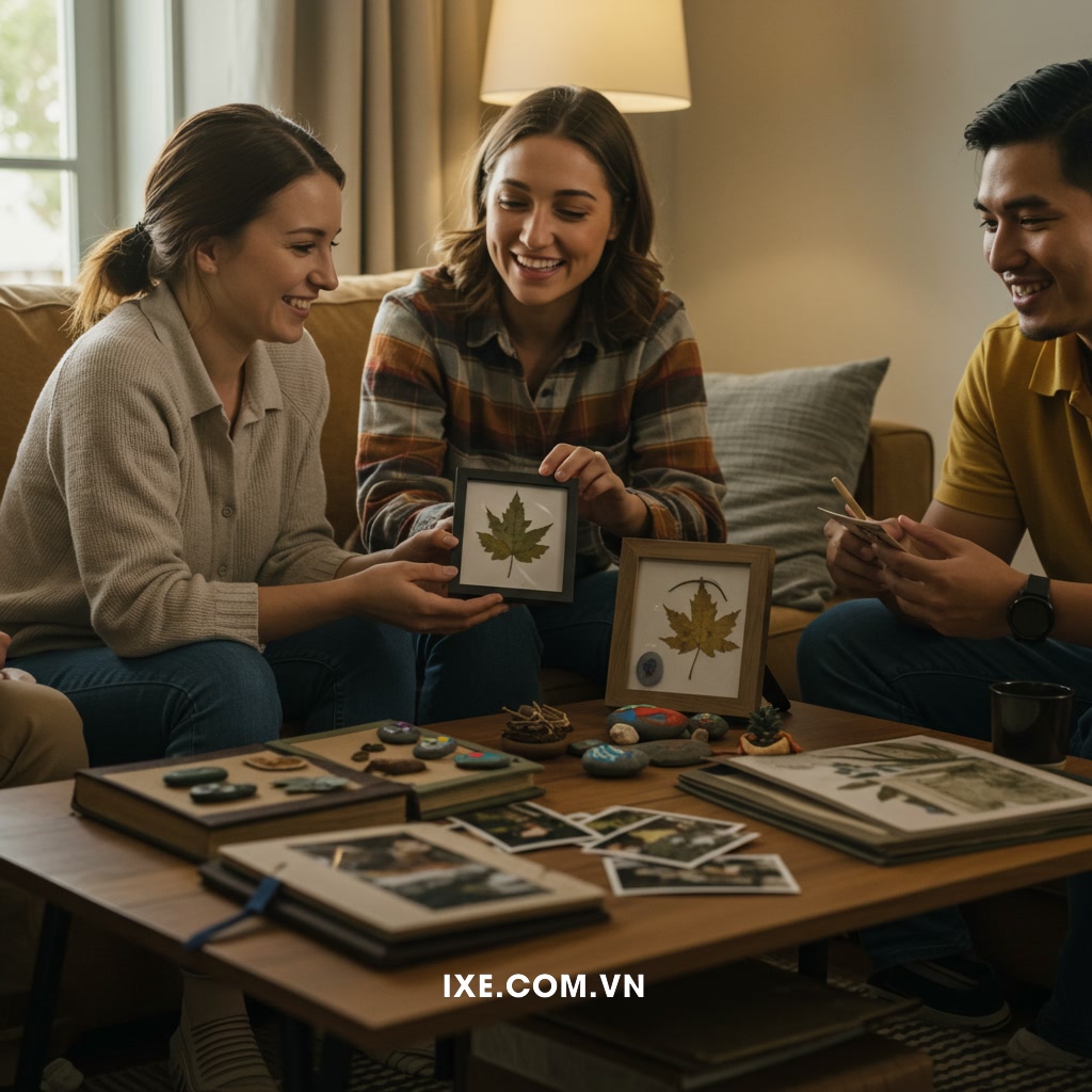 Chia sẻ kỷ niệm và thành quả thủ công: Lan tỏa niềm vui