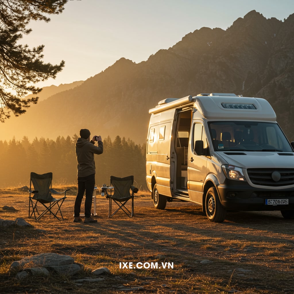Ghi lại hành trình: Những khoảnh khắc đáng giá trên xe camping thuê