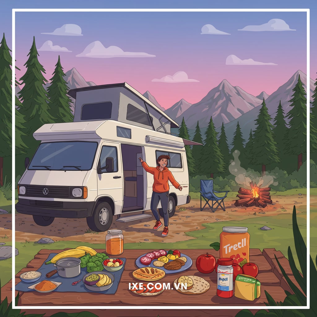 Giới thiệu: Tầm quan trọng của dinh dưỡng cho chuyến đi xe camping dài ngày