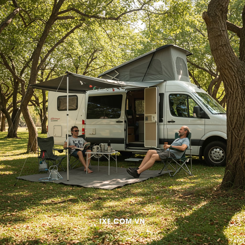 Giới thiệu: Tầm quan trọng của sự tiện nghi khi thuê xe camping