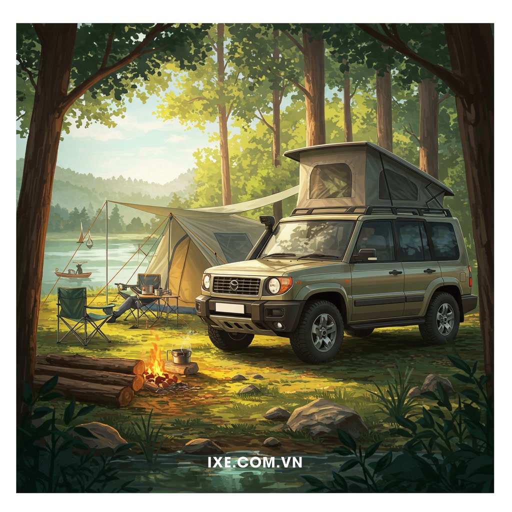 Giới thiệu: Tầm quan trọng của việc chọn xe cho chuyến camping đầu tiên