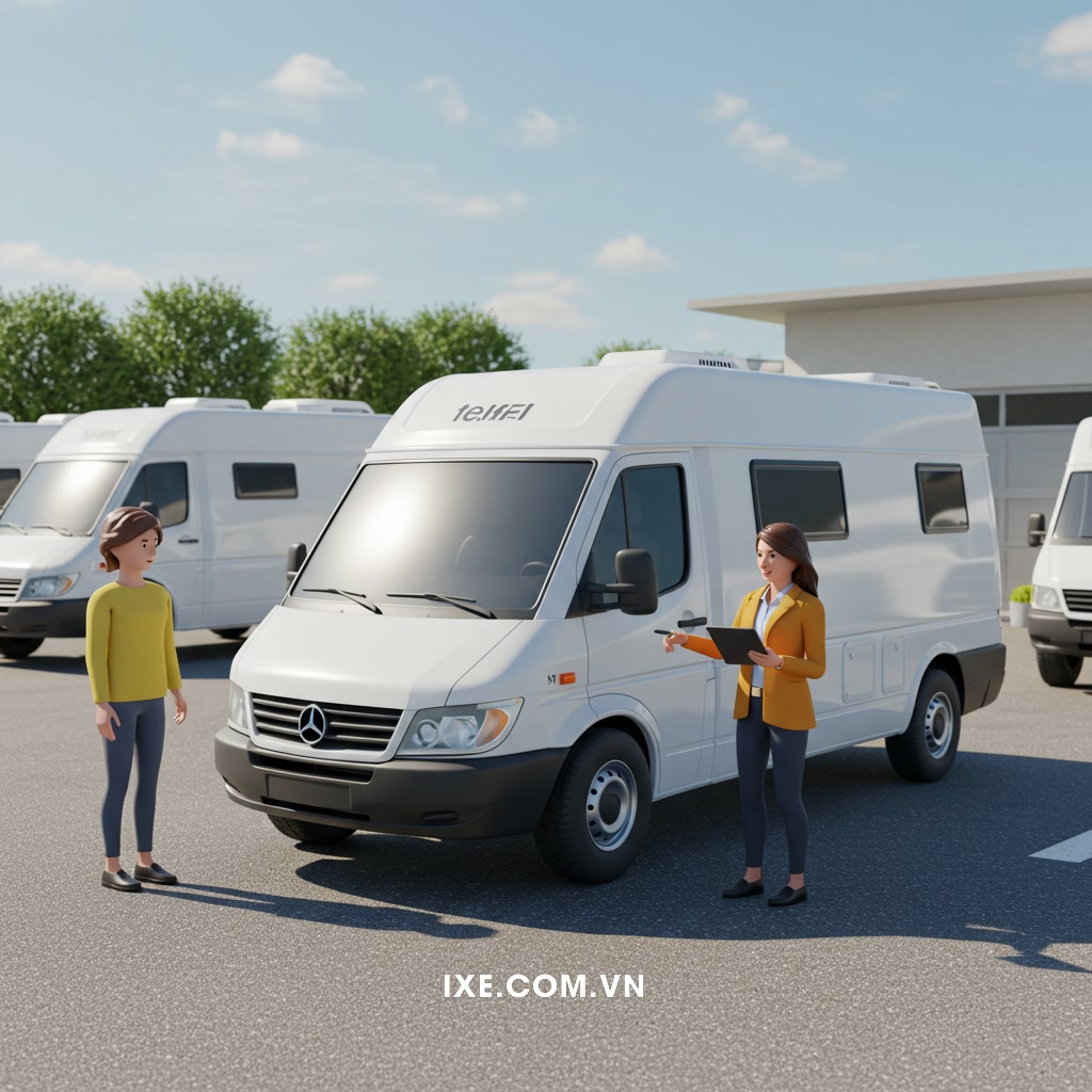 Hướng dẫn chi tiết quy trình thuê xe camping