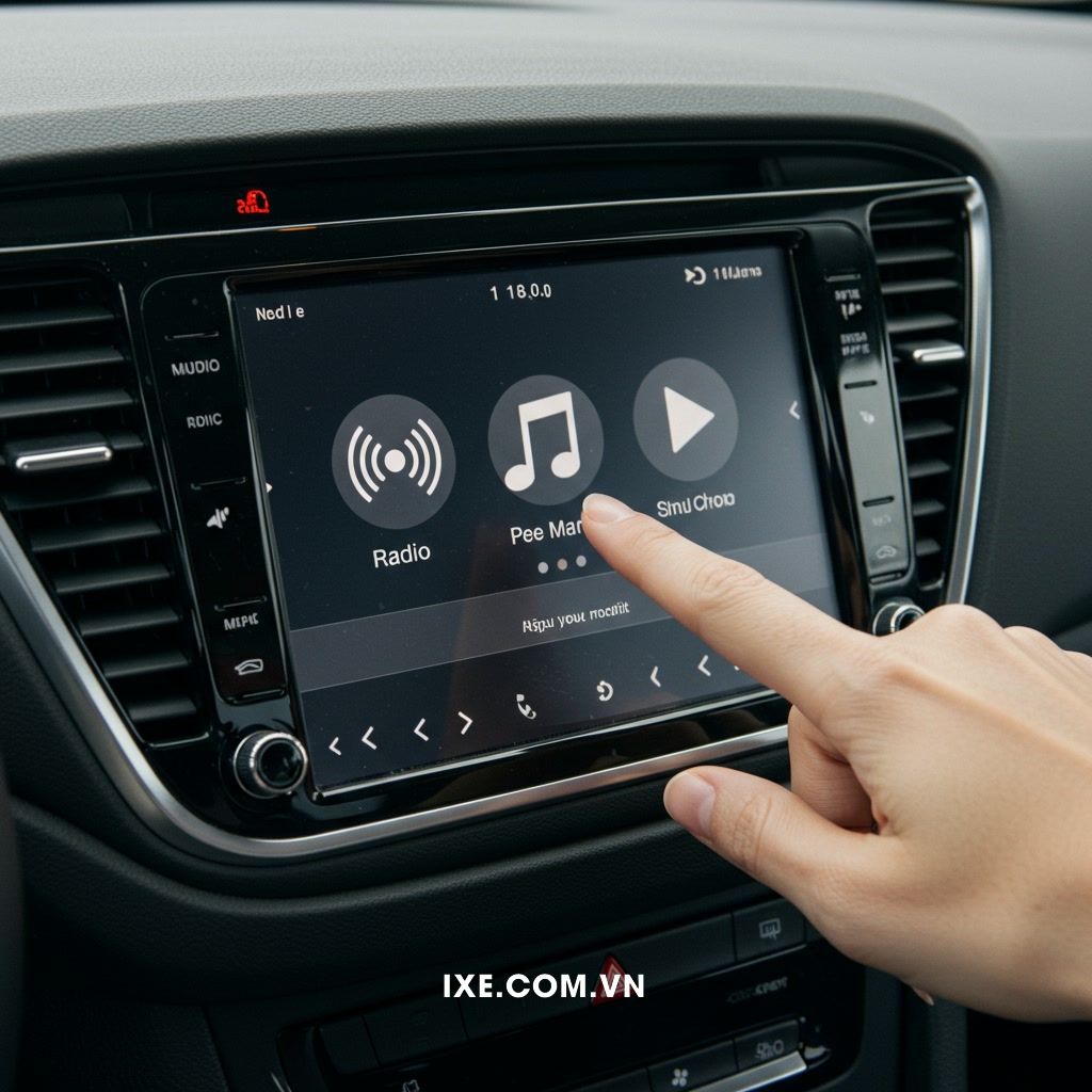 Làm quen và sử dụng các chức năng cơ bản (Radio, Phát nhạc, Kết nối điện thoại)
