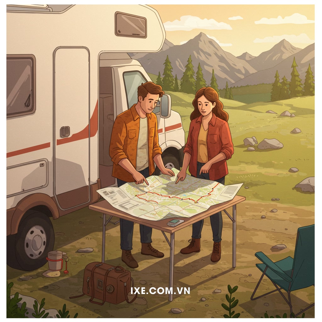 Lên kế hoạch chuyến đi và chọn xe camping phù hợp