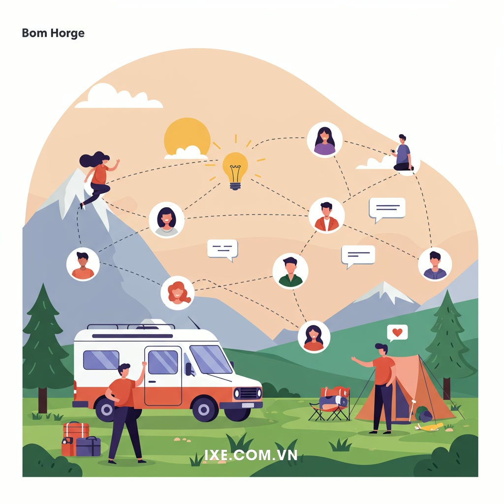 Lợi ích của việc chia sẻ trải nghiệm thuê xe camping