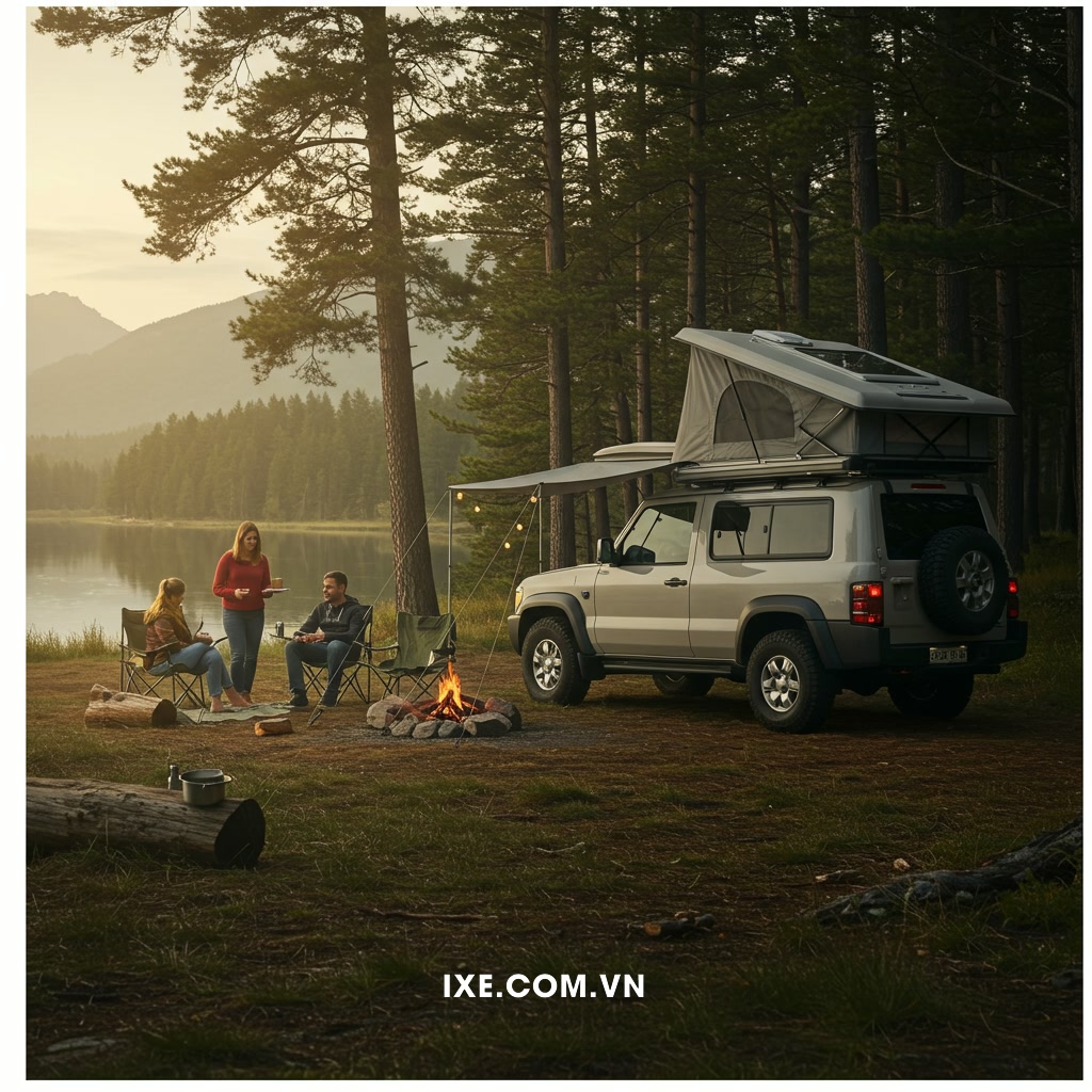 Lợi ích Tâm lý và Sức khỏe khi du lịch bằng xe camping