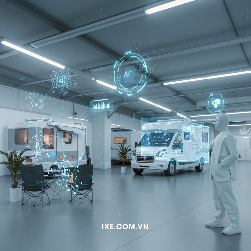 Lợi ích tổng thể khi kết hợp AI và IoT trong kinh doanh cho thuê xe camping