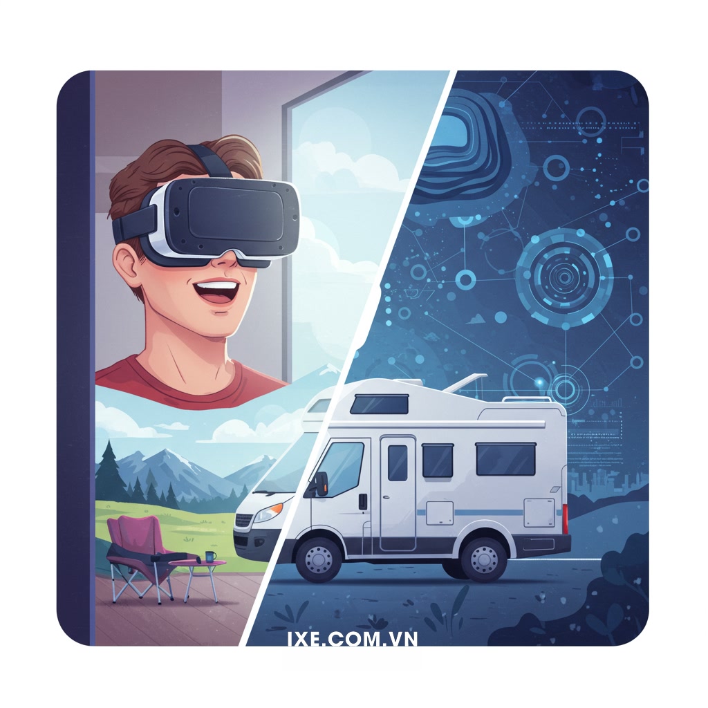 Lợi ích và thách thức khi tích hợp VR/AR vào dịch vụ thuê xe camping