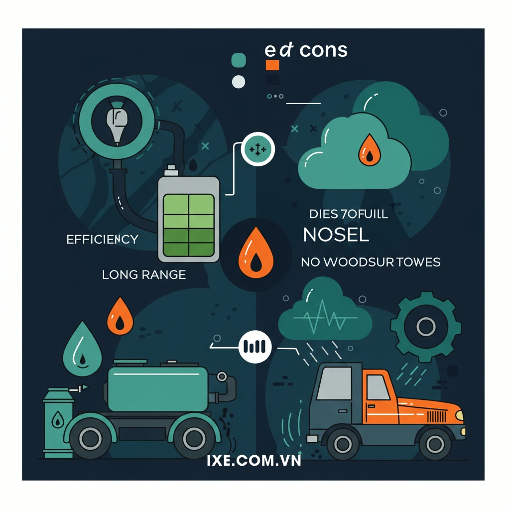 Nhiên liệu Diesel: Ưu điểm và nhược điểm chi tiết