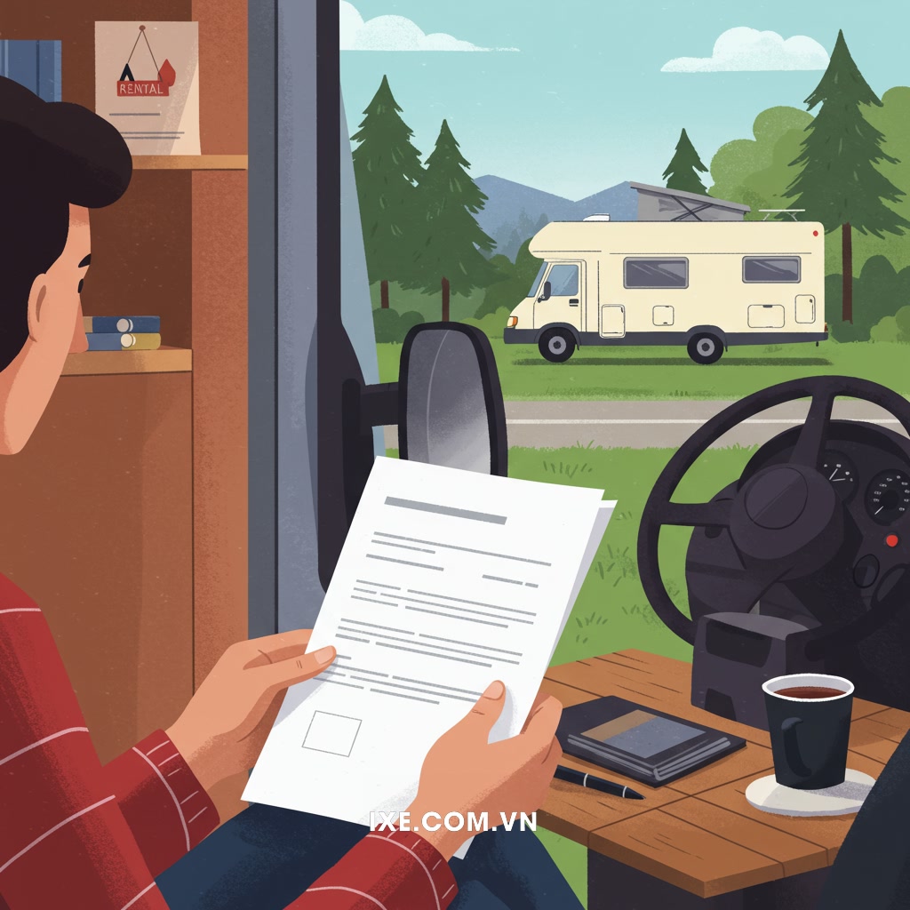 Những lưu ý pháp lý đặc biệt khi thuê xe camping