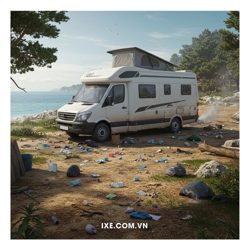 Những tác động môi trường tiêu cực tiềm ẩn của dịch vụ thuê xe camping