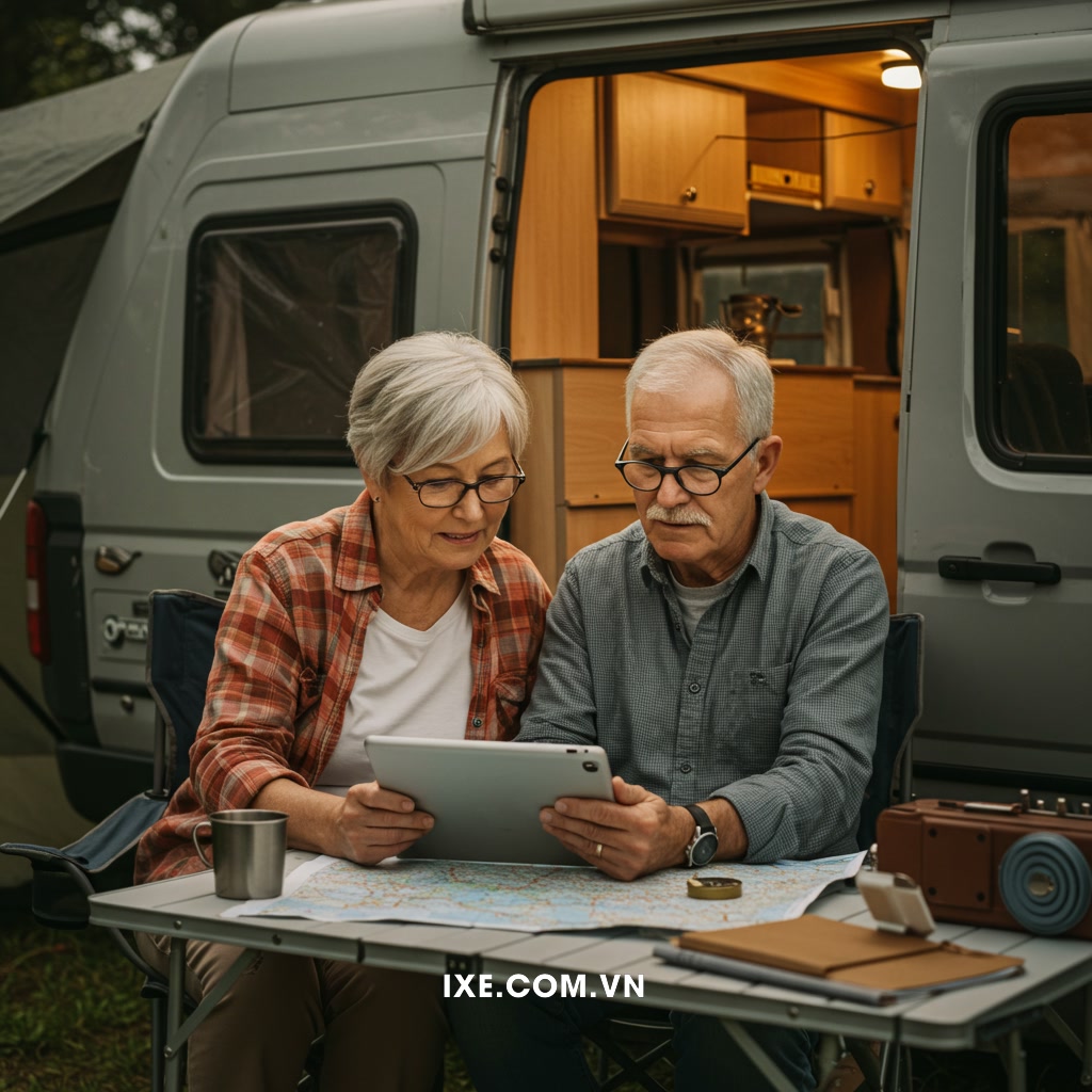 Những yếu tố cần cân nhắc khi du lịch xe camping cho người cao tuổi