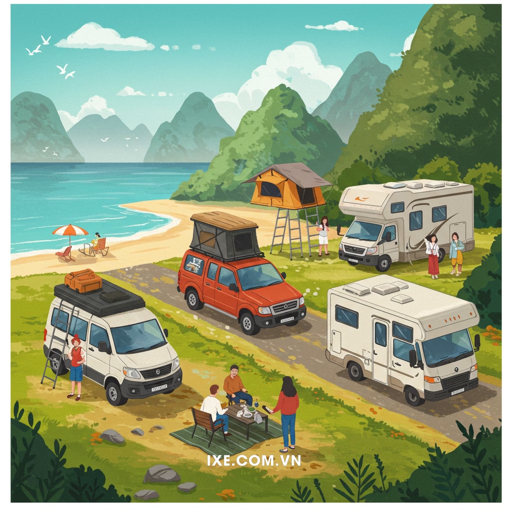 Phân tích các xu hướng chính của dịch vụ thuê xe camping