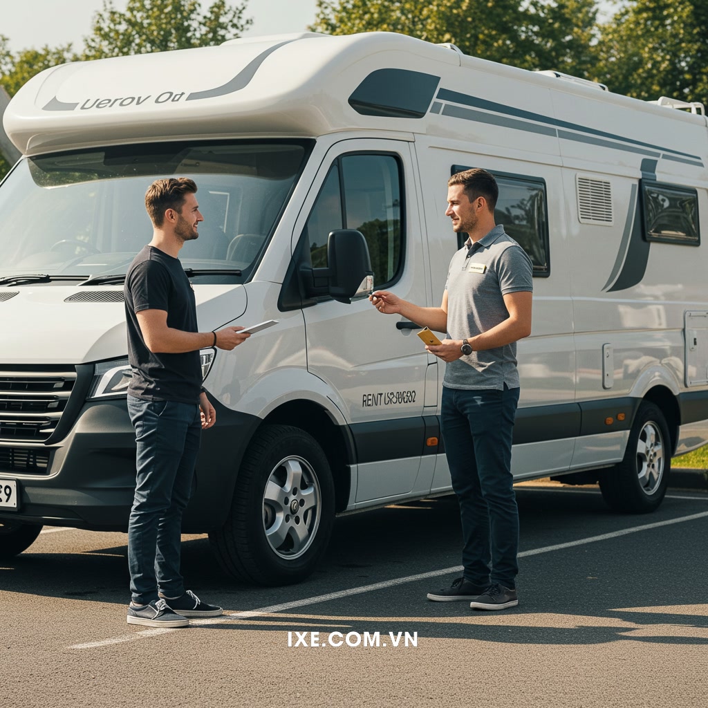 Quy trình và lưu ý khi thuê xe camping