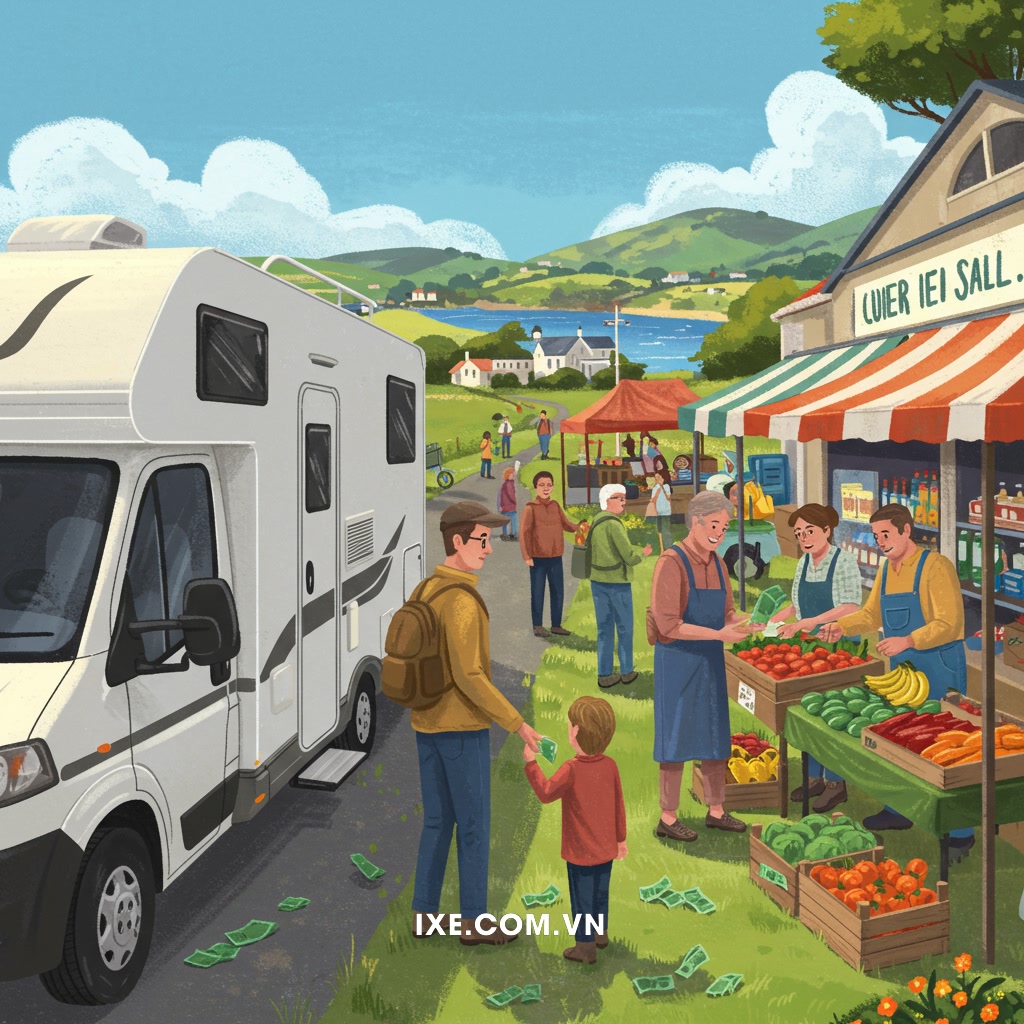 Tác động kinh tế tích cực của du lịch xe camping (bao gồm thuê xe) đến cộng đồng địa phương
