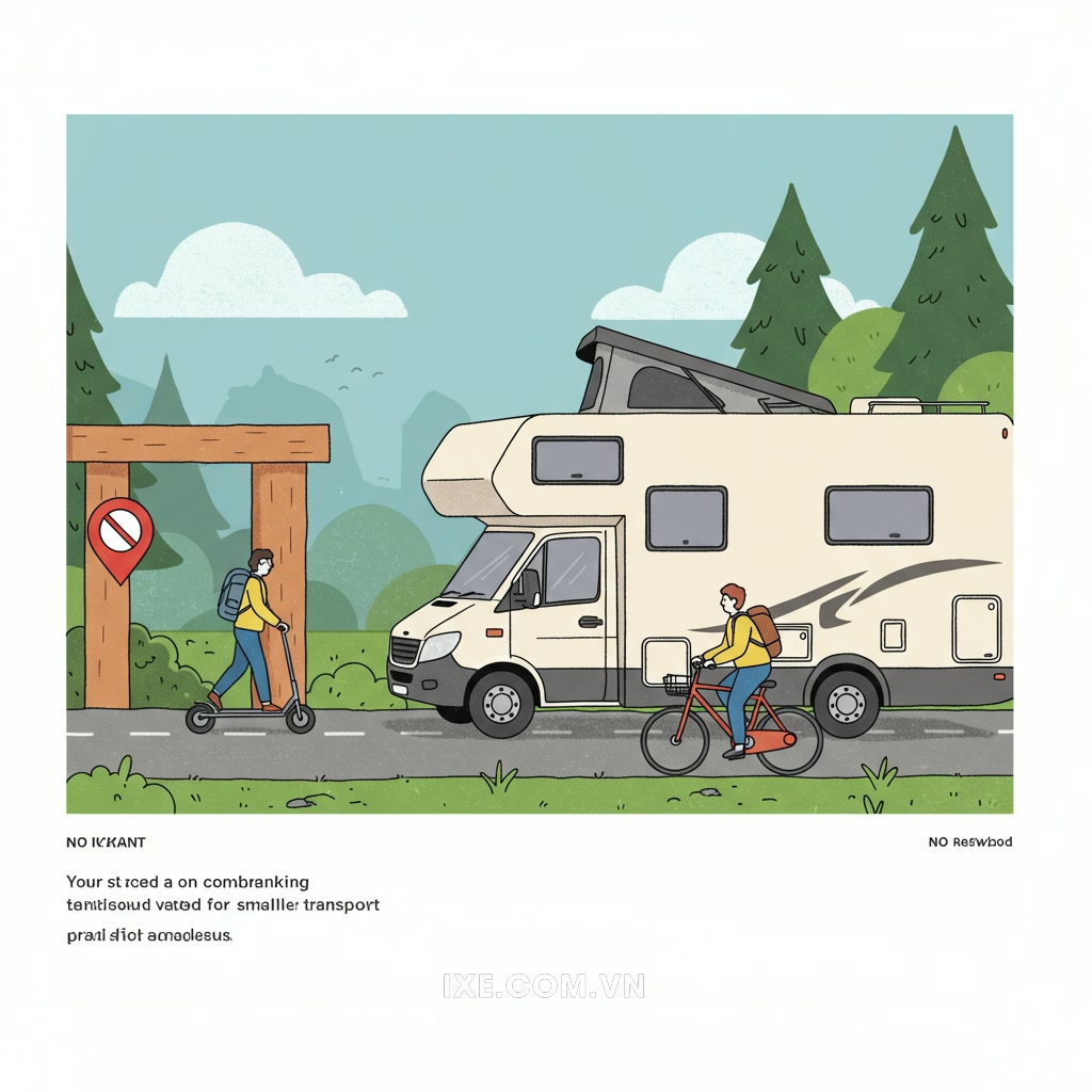 Tại sao cần kết hợp xe camping thuê với phương tiện khác?