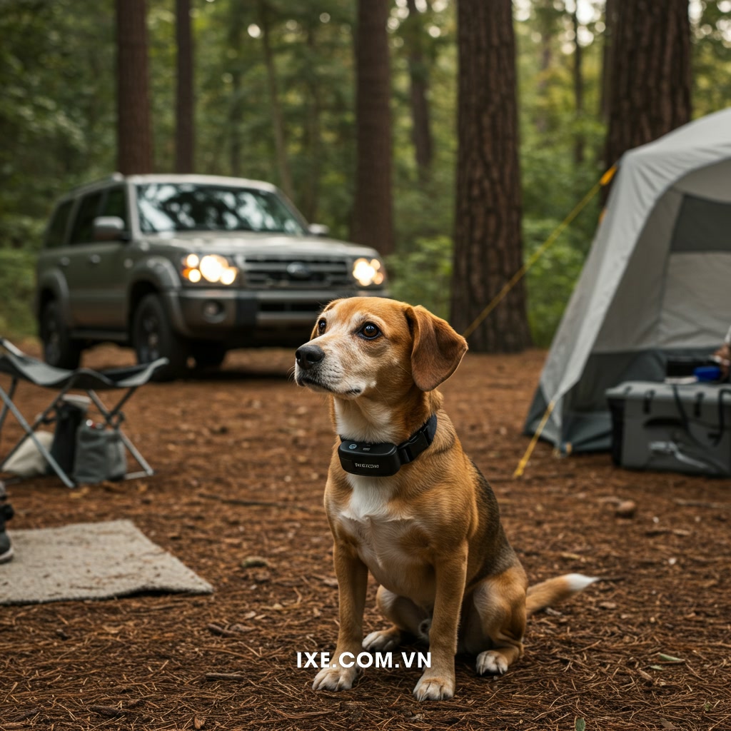 Tại sao cần thiết bị định vị cho thú cưng khi đi camping bằng xe thuê?