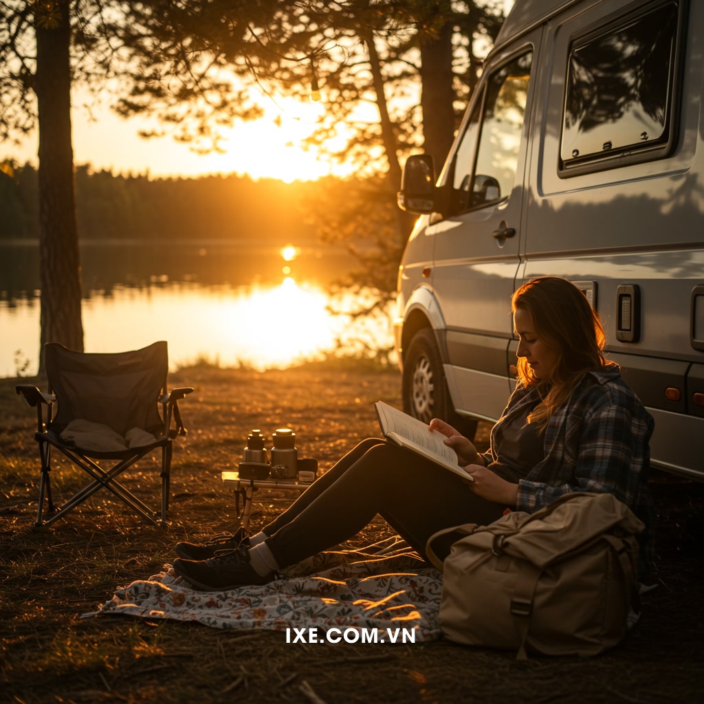 Tại sao nên ghi lại hành trình thuê xe camping?