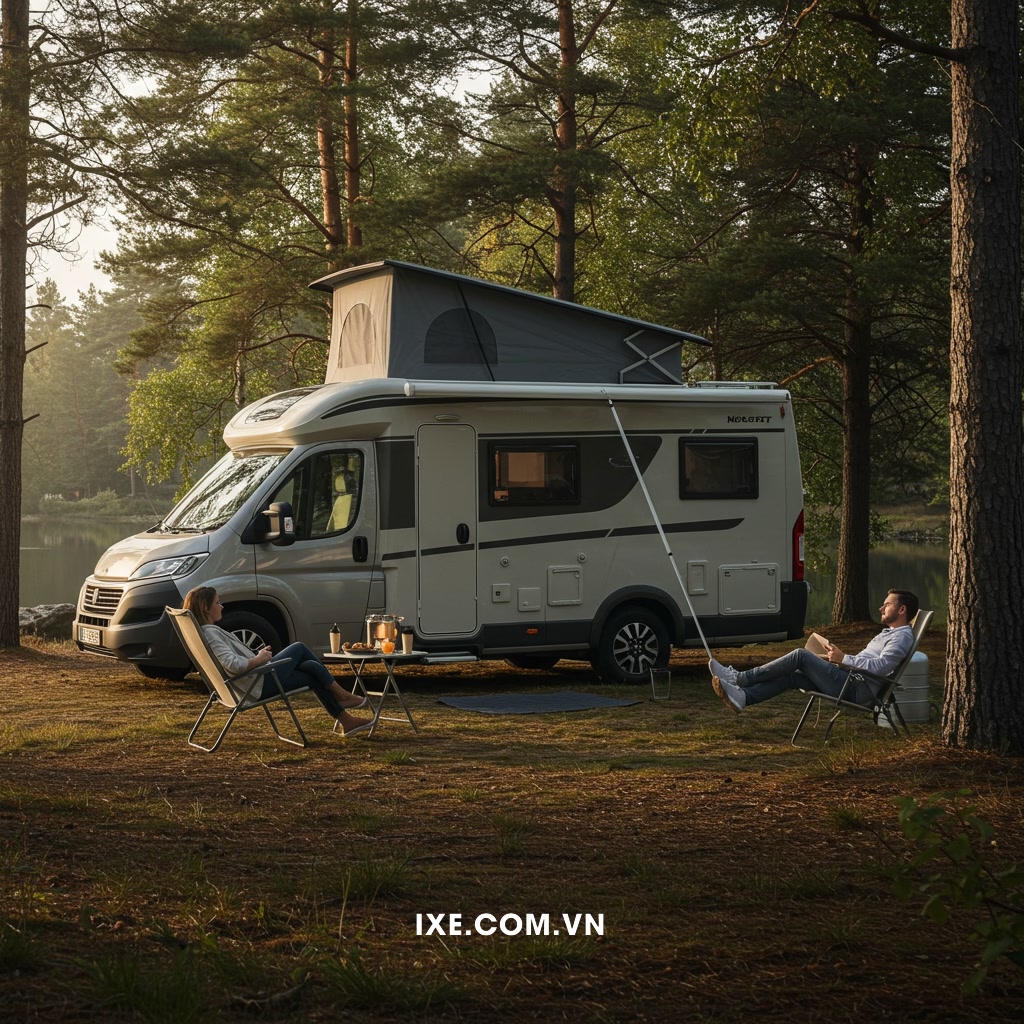 Tận hưởng trọn vẹn trải nghiệm Glamping sang chảnh cùng xe camping