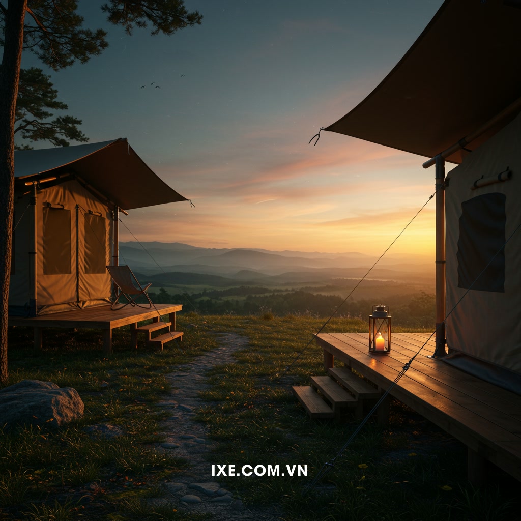 Thách thức của Glamping truyền thống và nhu cầu di chuyển linh hoạt