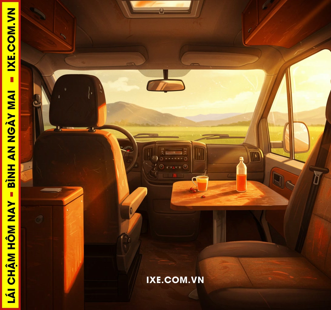 Ảnh hưởng của nhiệt độ cao (nóng) đến nội thất xe camping