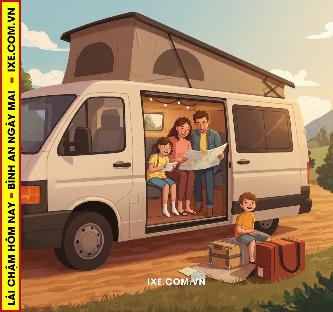 Bí quyết để mọi chuyến đi với xe camping thuê đều vui vẻ