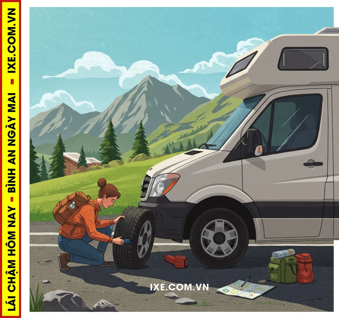 C&aacute;c biện ph&aacute;p ph&ograve;ng ngừa v&agrave; lời khuy&ecirc;n an to&agrave;n khi l&aacute;i xe camping