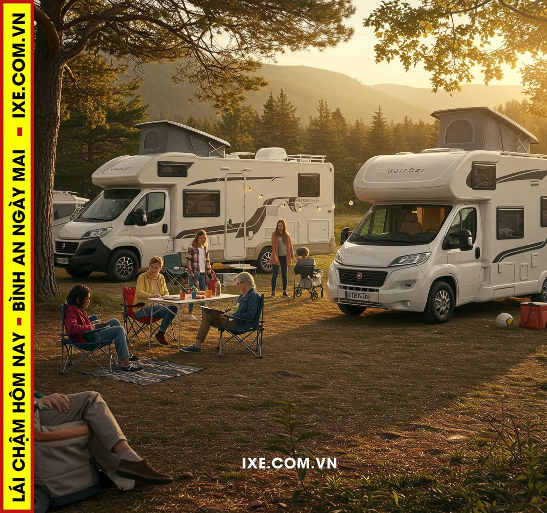 Các kênh và đối tượng tham gia du lịch xe camping, đặc biệt là qua hình thức thuê xe