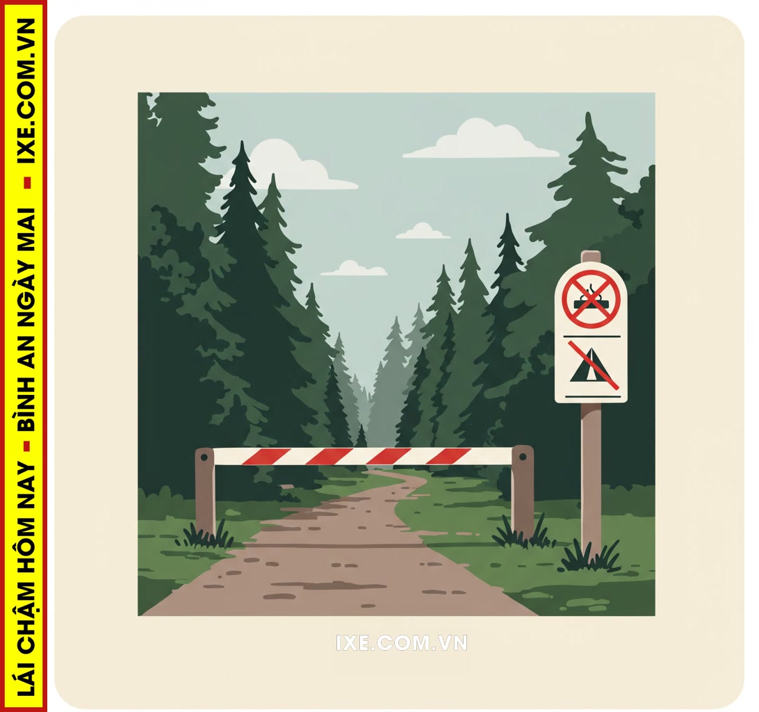 C&aacute;c khu vực cấm cắm trại theo quy định ph&aacute;p luật Việt Nam