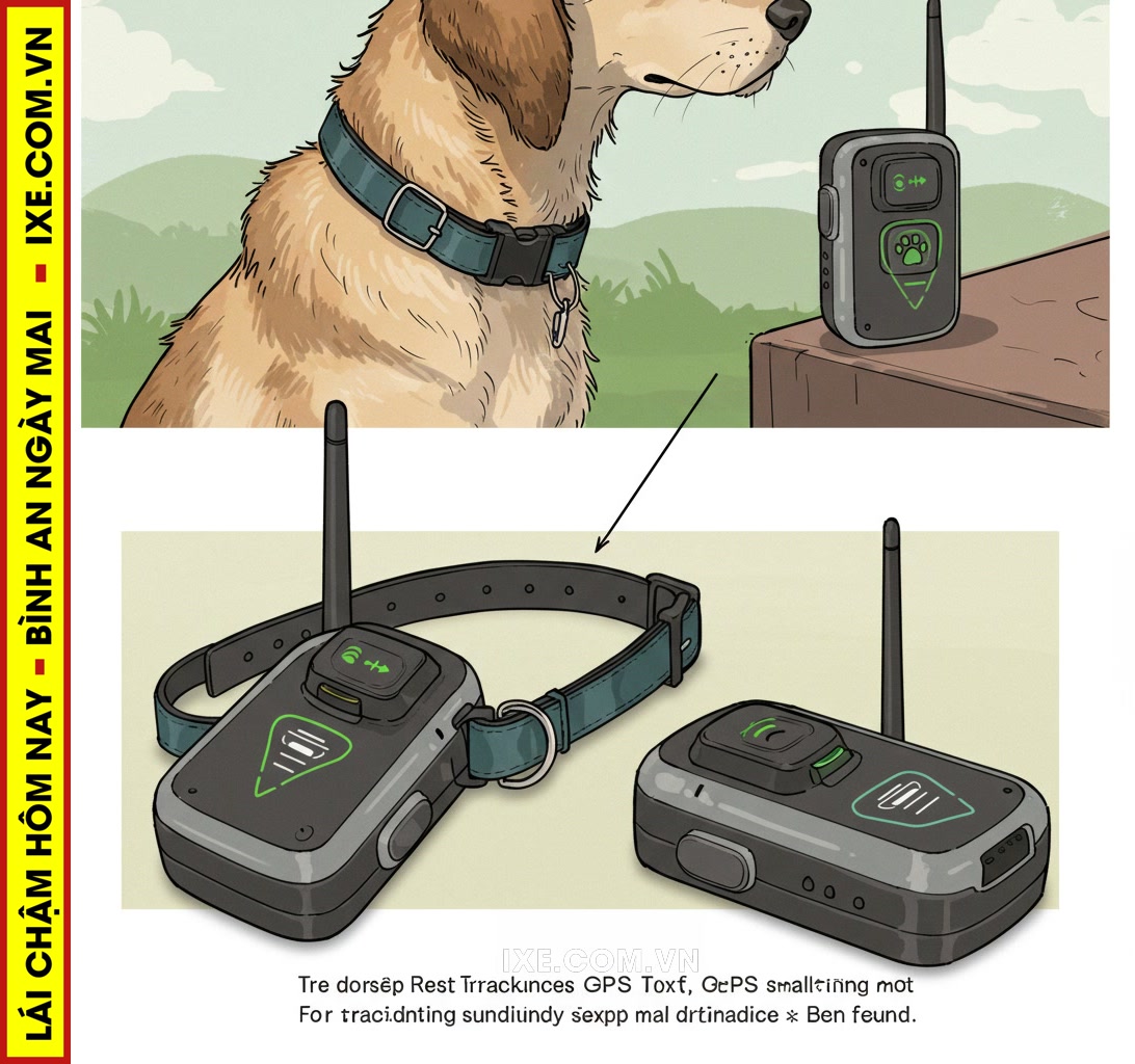 Các loại thiết bị định vị GPS phổ biến cho thú cưng