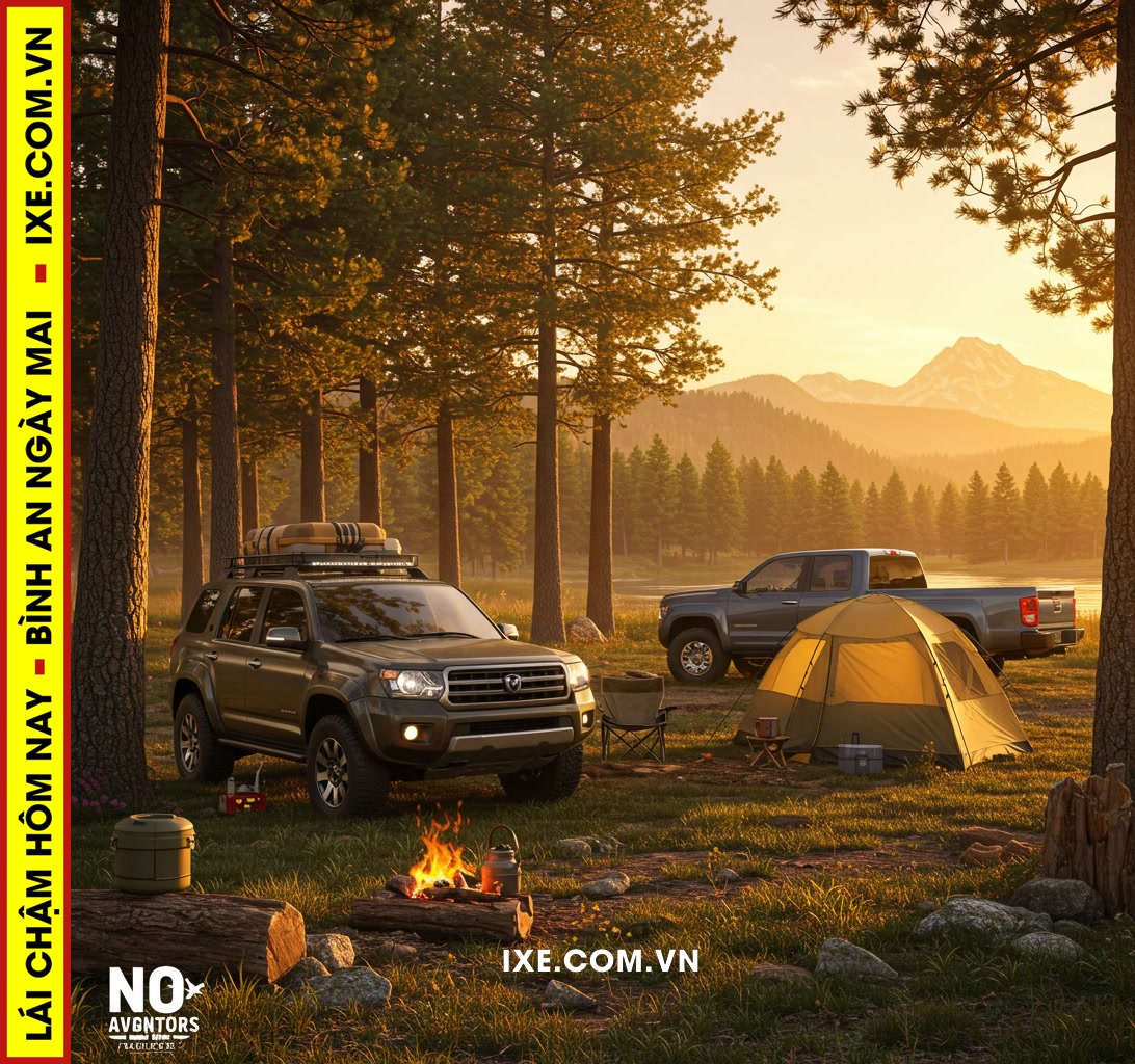 C&aacute;c loại xe phổ biến v&agrave; ph&ugrave; hợp cho hoạt động camping