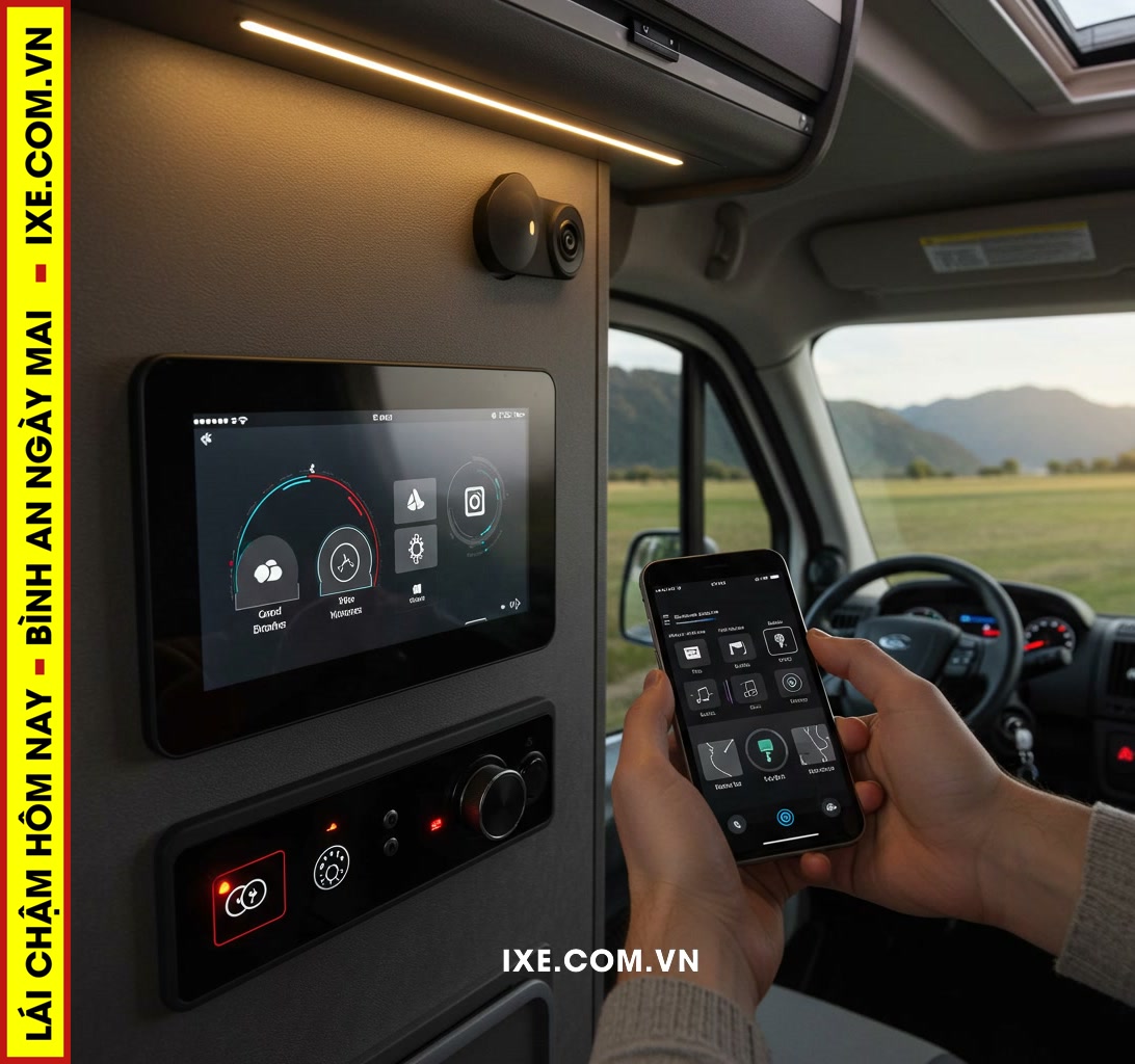 Các tính năng thông minh đột phá tích hợp trên xe camping