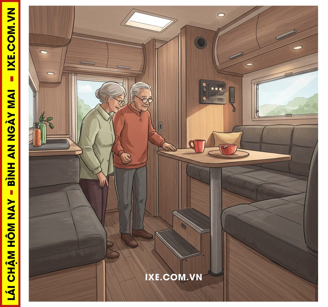 C&aacute;ch lựa chọn v&agrave; thu&ecirc; xe camping ph&ugrave; hợp với nhu cầu của người cao tuổi