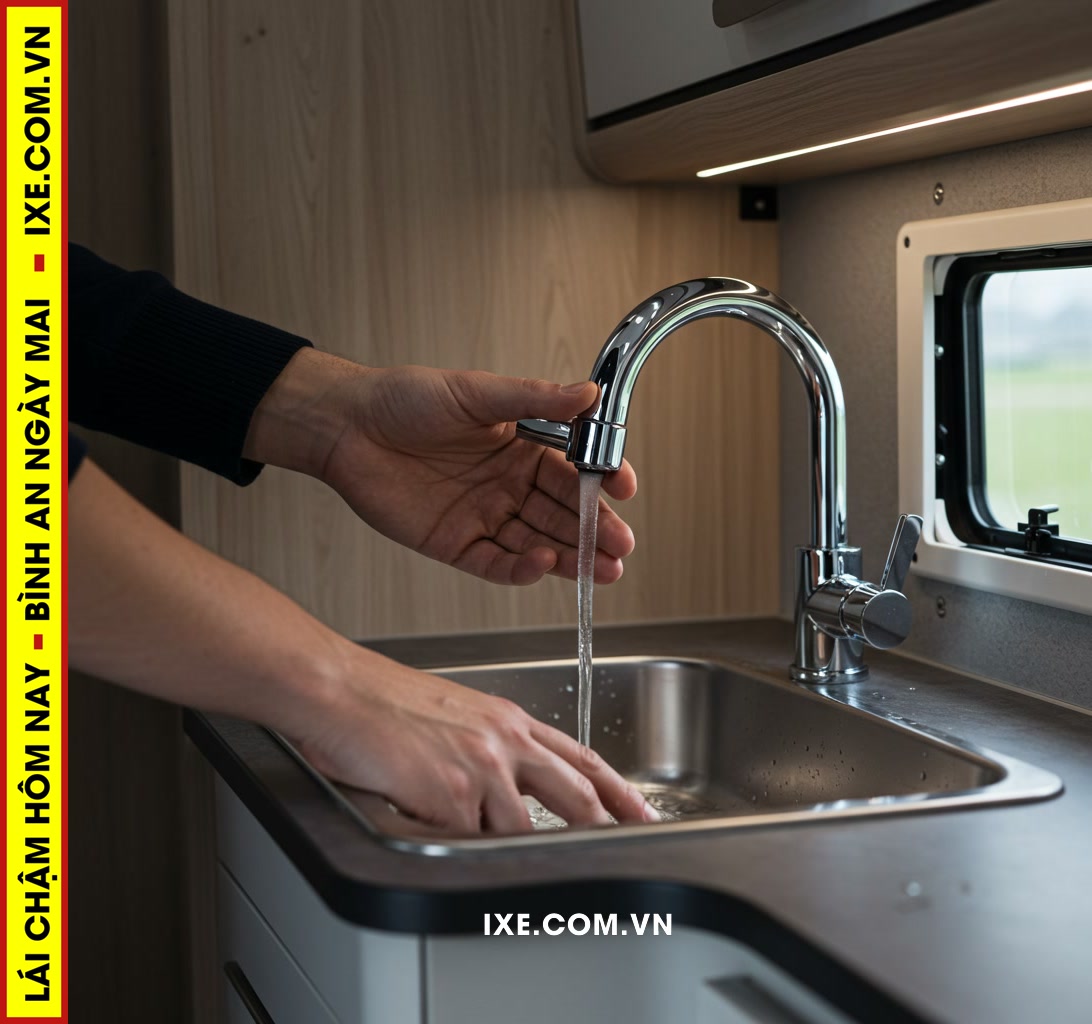 C&aacute;ch sử dụng nước sinh hoạt (v&ograve;i, sen tắm, bơm nước)