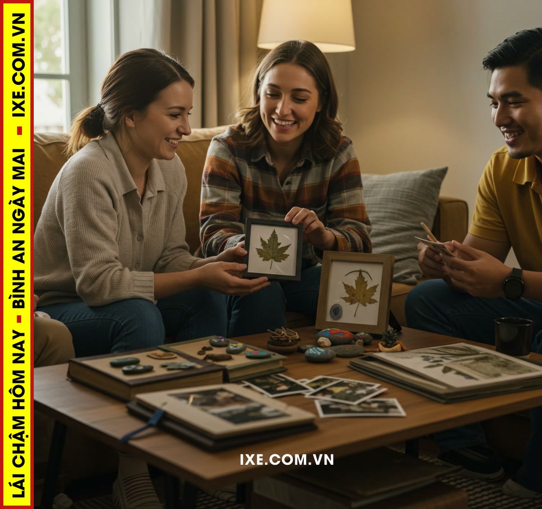 Chia sẻ kỷ niệm và thành quả thủ công: Lan tỏa niềm vui