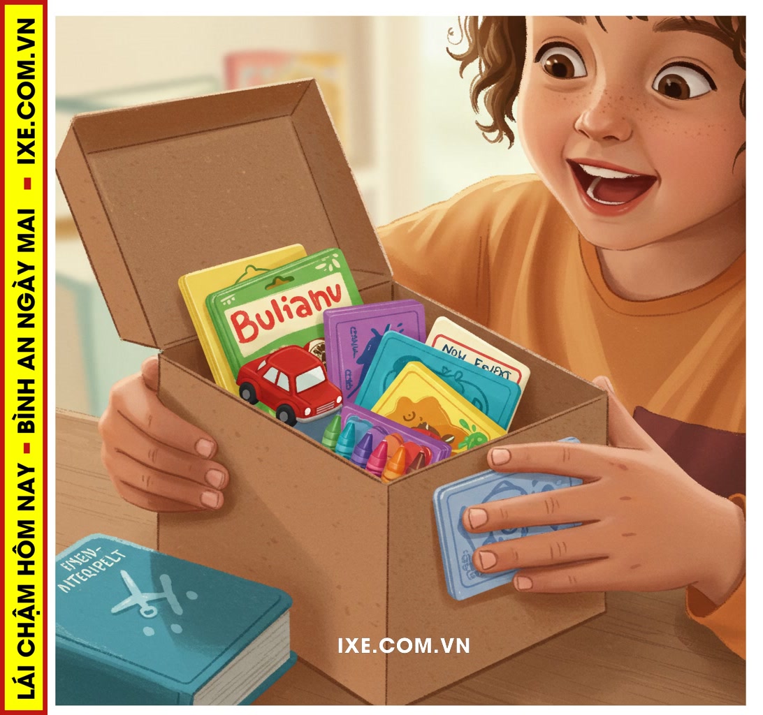 Chuẩn bị hành trang vui chơi cho bé trước chuyến đi