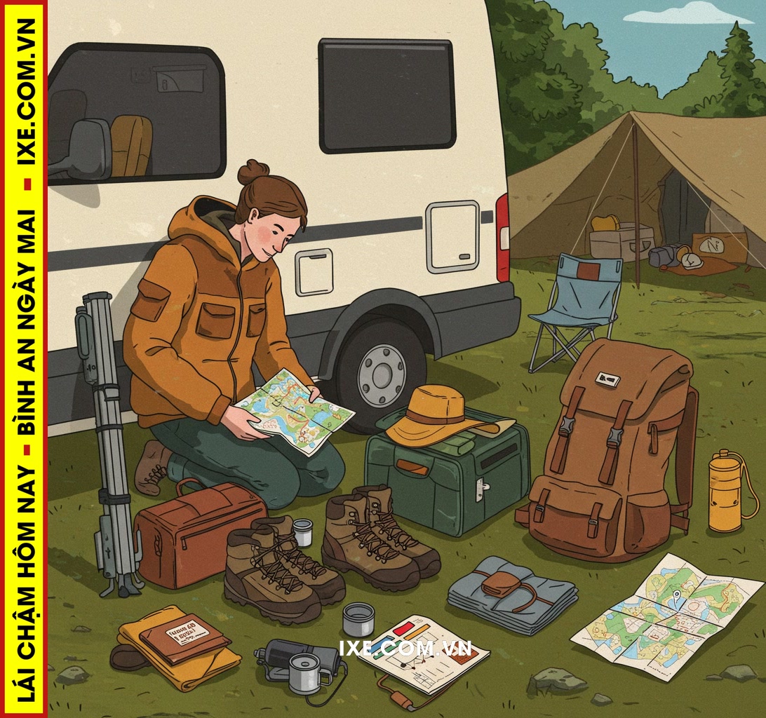 Chuẩn bị v&agrave; những lưu &yacute; quan trọng khi cắm trại bốn m&ugrave;a bằng xe thu&ecirc;