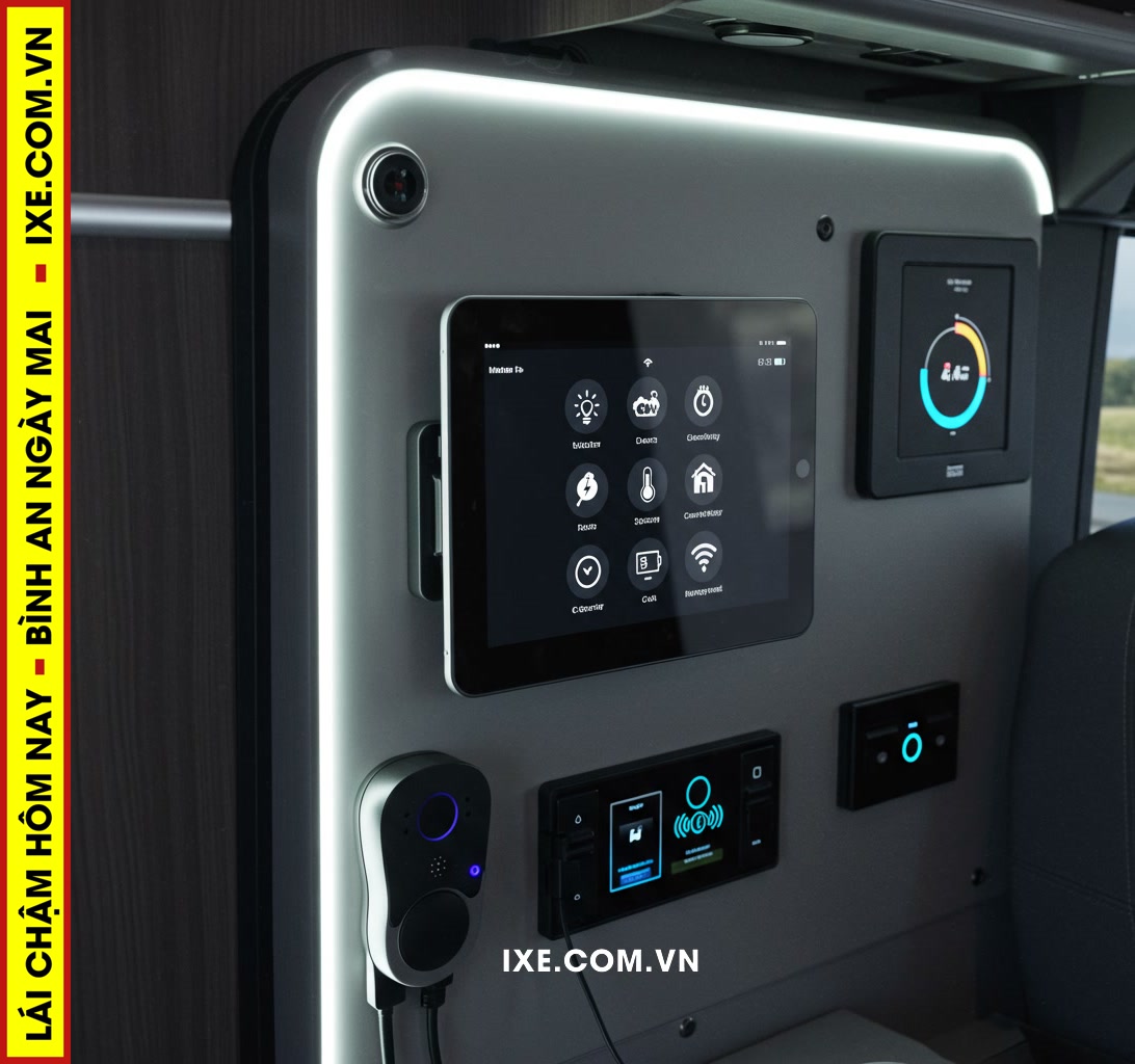 C&ocirc;ng nghệ cốt l&otilde;i biến xe camping th&agrave;nh kh&ocirc;ng gian th&ocirc;ng minh