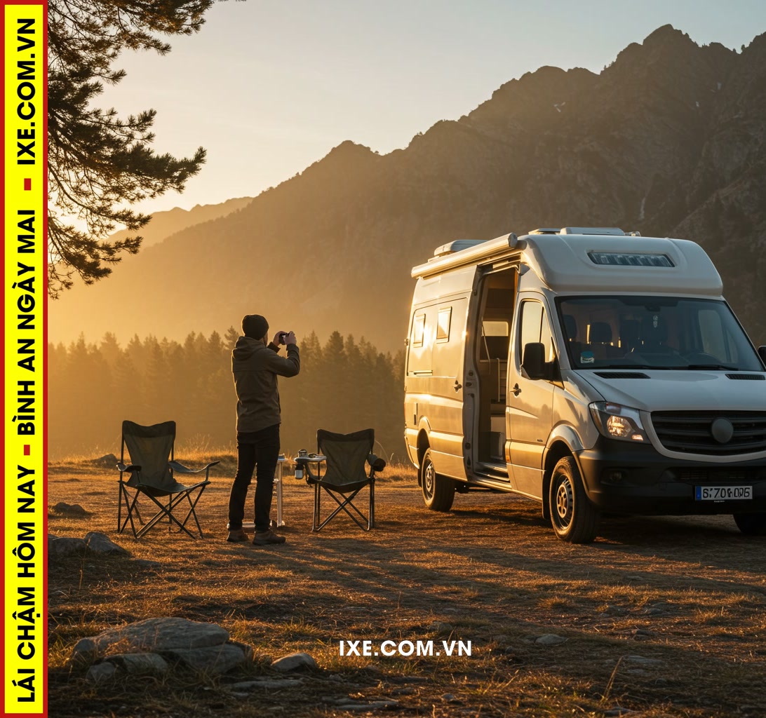 Ghi lại hành trình: Những khoảnh khắc đáng giá trên xe camping thuê