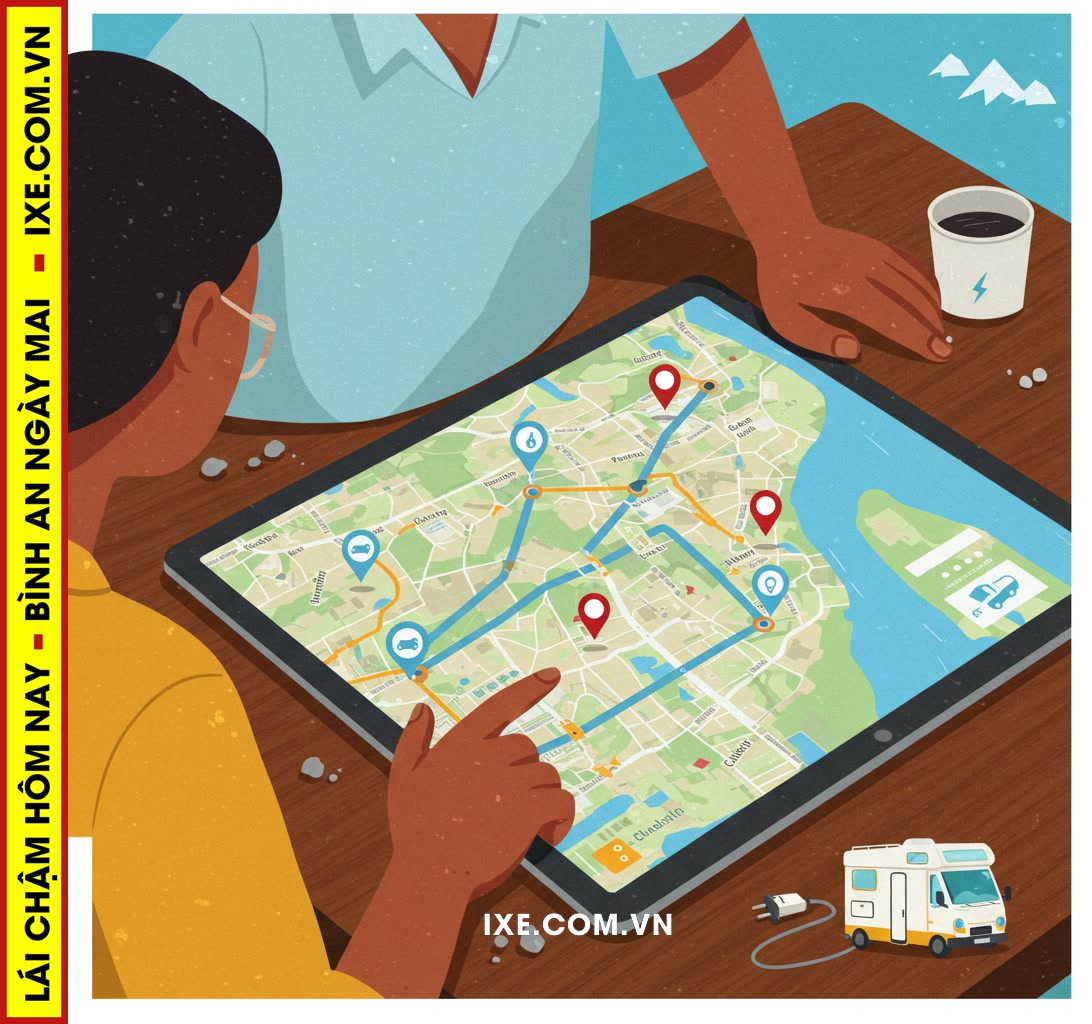 Giới thiệu: Tầm quan trọng của việc lập kế hoạch điểm dừng v&agrave; sạc cho xe camping điện thu&ecirc;