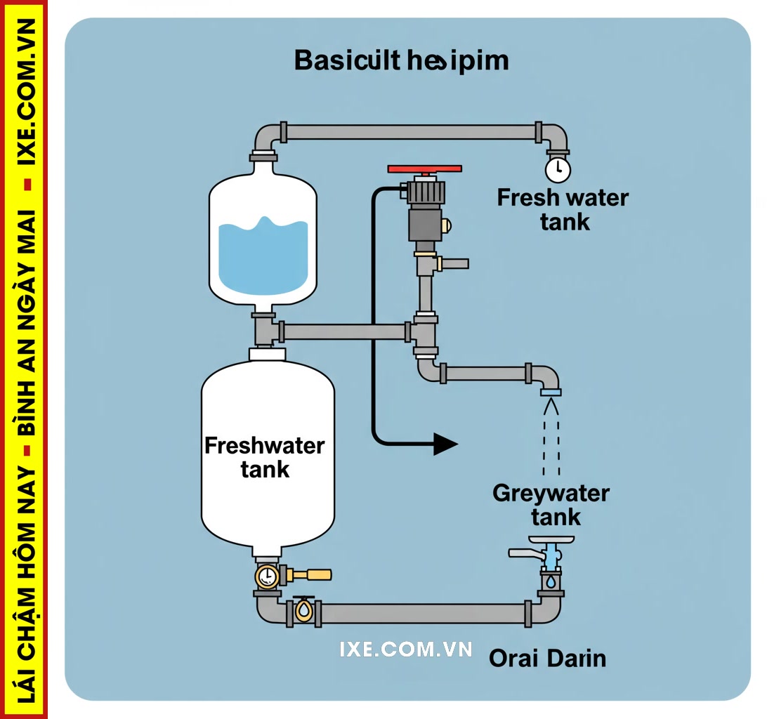 Giới thiệu tổng quan về hệ thống nước tr&ecirc;n xe camping